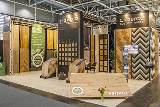 Stand T&G Wood Domotex 2019