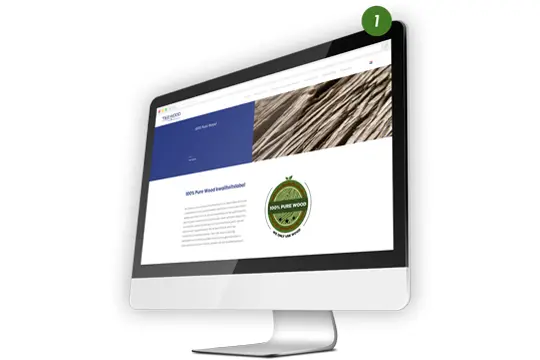 Pure Wood website